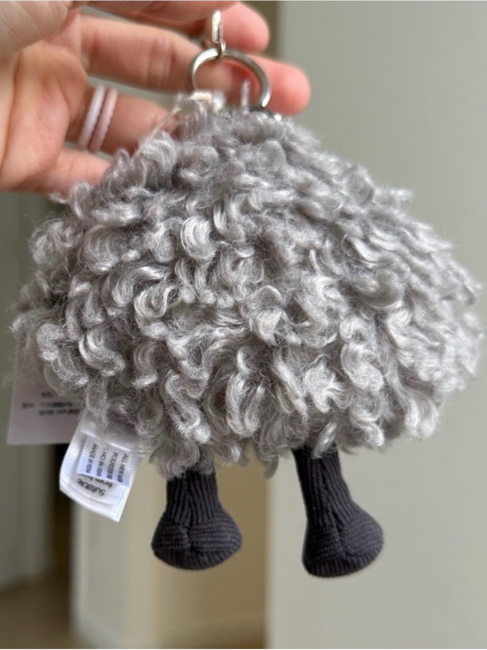 AUTHENTIC Jellycat Amuseables Storm Cloud Bag Charm Keychain - Picture 3 of 5